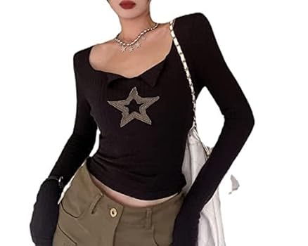 00s Vintage アーカイブ y2k darkwear ダークウェア 希少 Women Y2K Grunge Short Sleeve T-Shirt E-Girl Punk Gothic